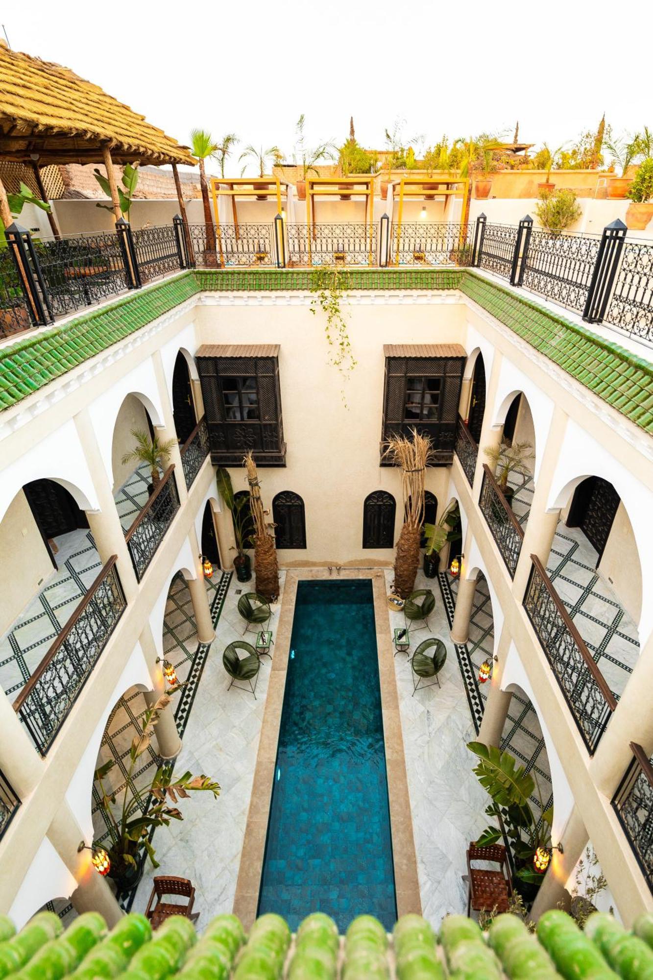 Alrashid Marrakech Hotell Marrakesh Exteriör bild